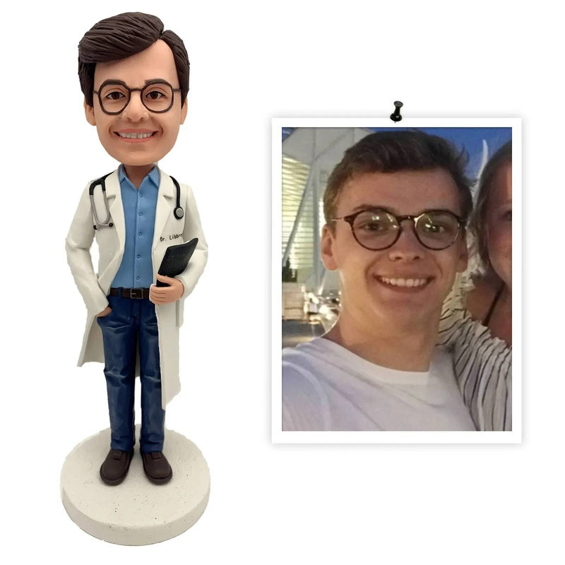 Diy Full Custom Bobblehead Doctor,Personalized Doctor Gifts Based on Your Photos,3D Figurine Maker Sculpture Dolls Gift