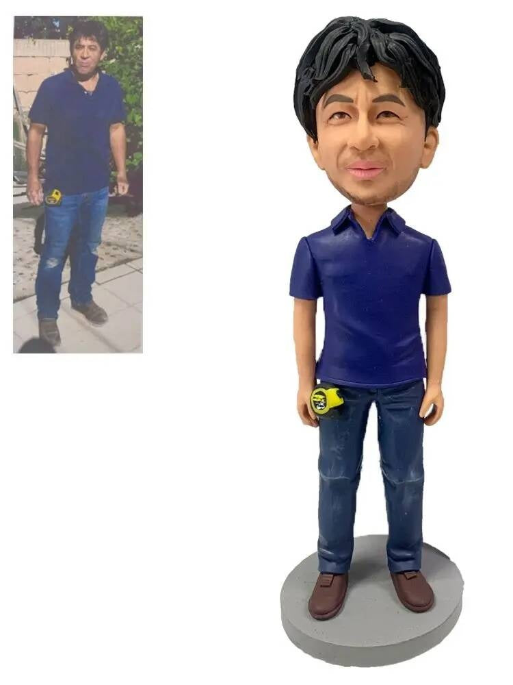 Diy Personalized Bobblehead, Custom Handmade Statue Sculpture, Based on Your Photo Figurines 6"-9" Gift