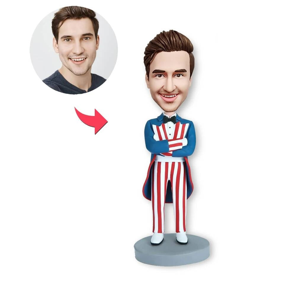 Diy Birthday Cake Topper Figurines Action Funny Spoof Figure Custom Personalized Bobblehead Sculptures Mini Statue Gift