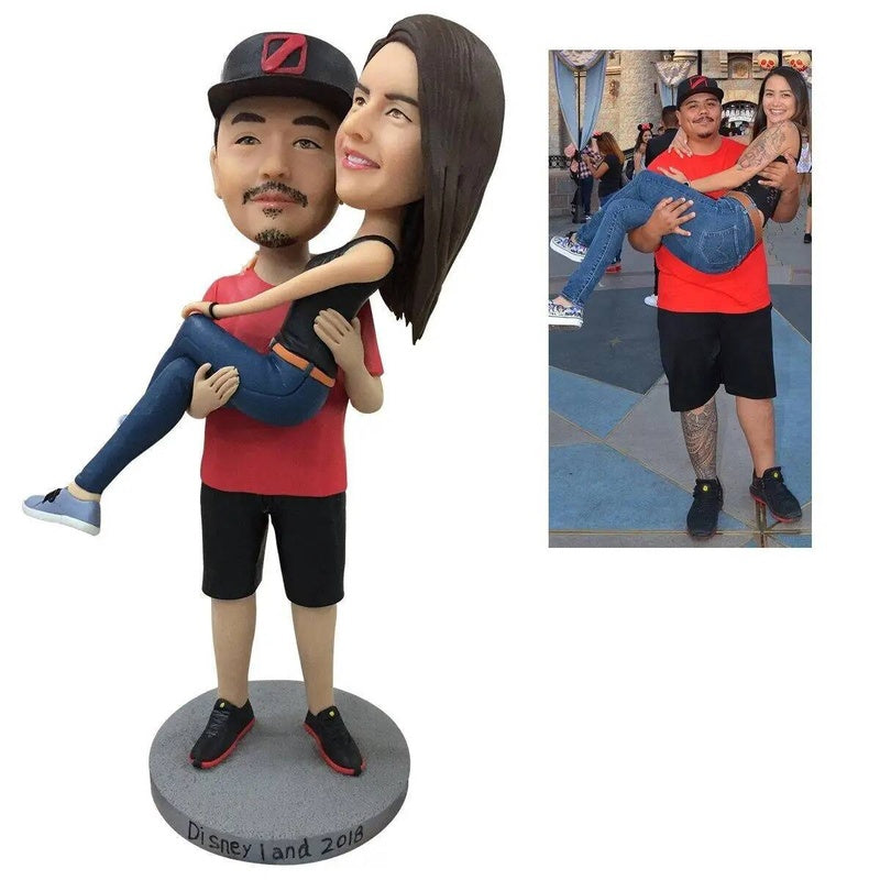 Diy Bobblehead Figurine Groom and Bride Fully Customizable Cake Topper Wedding Couple Dolls Personalized Custom Sculptur Gift