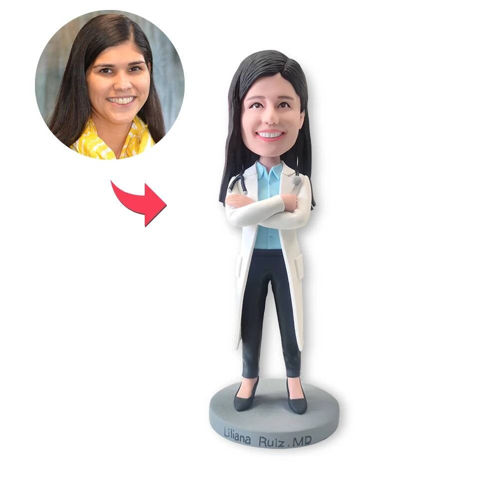 Diy Custom Bobbleheads: Office Man Fully Customizable with Polymer Clay | Personalized Bobbleheads Best Gifts for, Birthday, Chris Gift