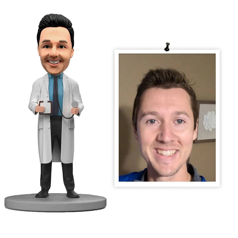 Diy Full Custom Bobblehead Doctor,Personalized Doctor Gifts Based on Your Photos,3D Figurine Maker Sculpture Dolls Gift