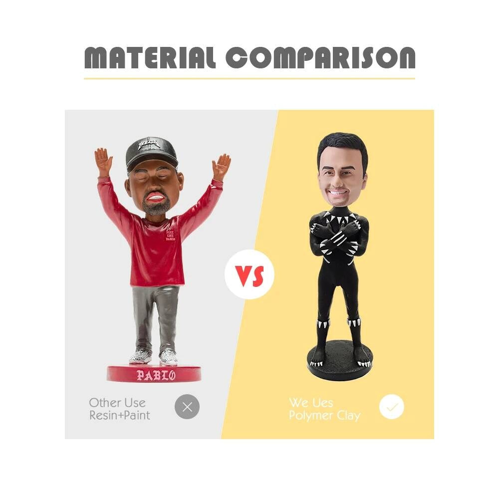 Diy Bobbleheads Figurine Customized Valentine's Day Gifts For Lover -sitting In Love Custom Bobblehead From Your Photos Gift