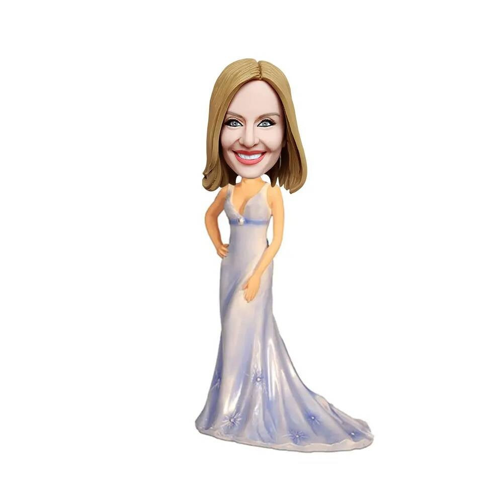 Diy Love Mom Handmade Polymer Clay Dolls Custom Bobblehead Birthday Cake Topper Gift Home Decoration Statue Sculpture Gift