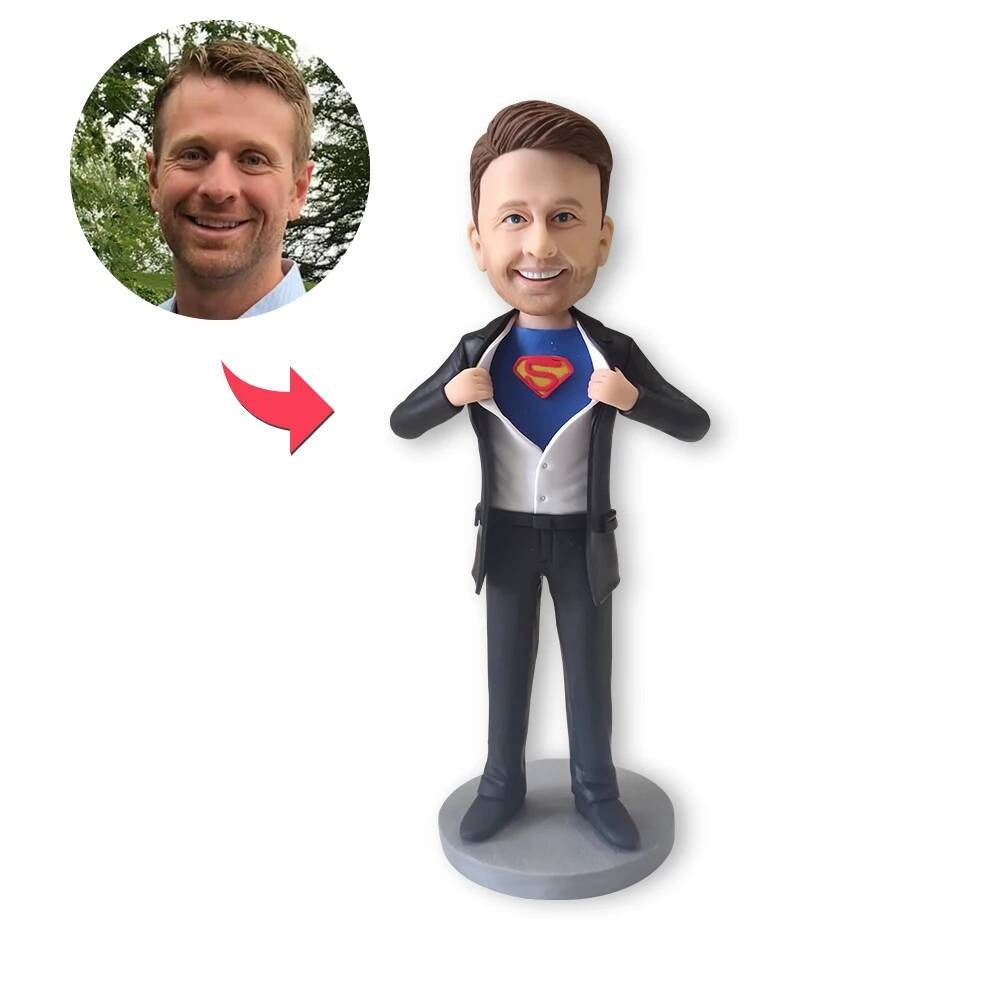 Diy Customize Doll Super Boy Personalized Valentine's Day Birthday Anniversary Toy Gift Handmade Bobblehead Statue Sculpture Gift