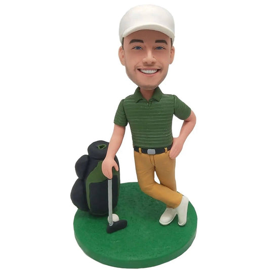 Diy Handmade Sculpture Personalized Unique Design Golf Themed Decorations for Home Garden Artistic Golfing Gift Gift