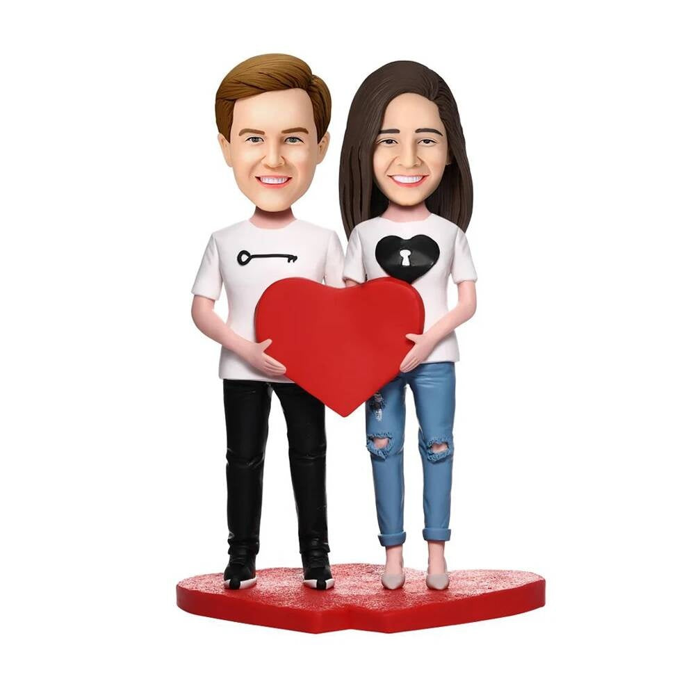 Diy Custom Handmade Bobbleheads Figurine As Father's Mother's Anniversary Day Birthday Best Gifts for Elderly Mom Dad Souvenir Perso Gift
