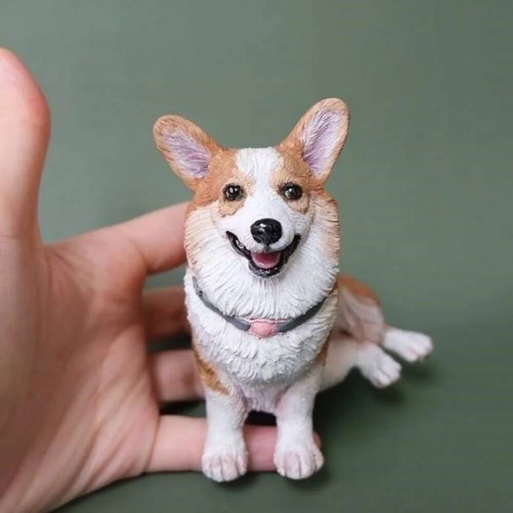 Diy custom Personalized Pet Clay Sculpture based on your photo Gift