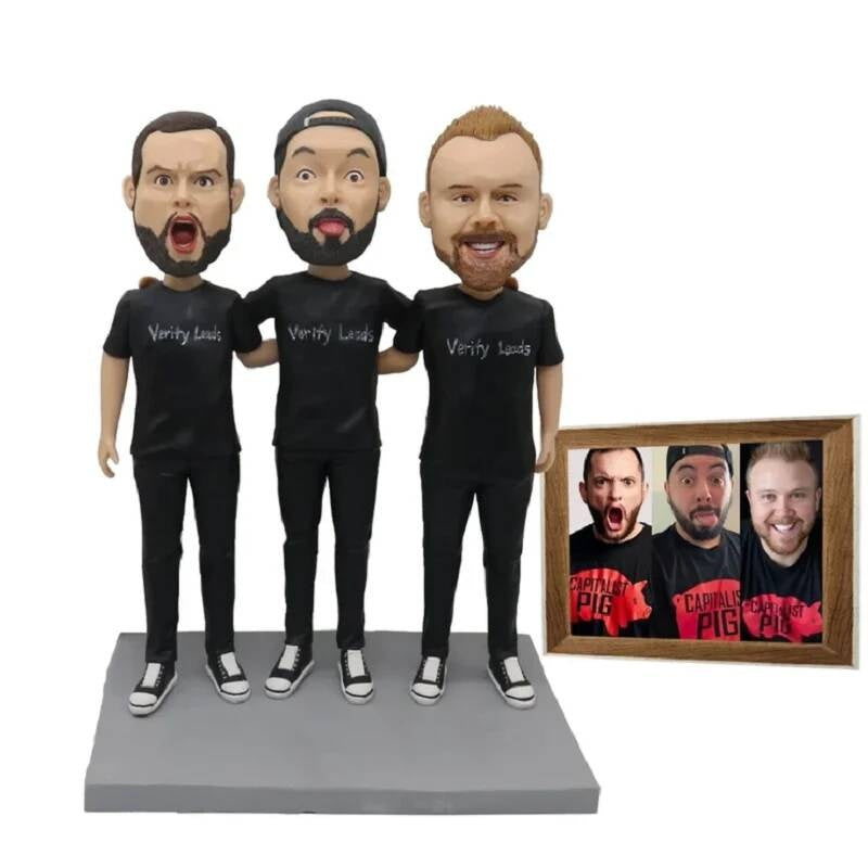 Diy Head-to-Toe Custom Bobbleheads Dolls, Personalized Figurines, Handmade Bespoke Gifts, Based on Your Photos Gift