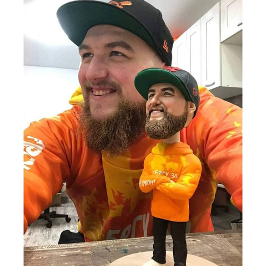 Diy Custom Bobbleheads Figures Clay Artist Jerry Personalized Figurine Gift for Boyfriend Husband Unique Customizable Gift