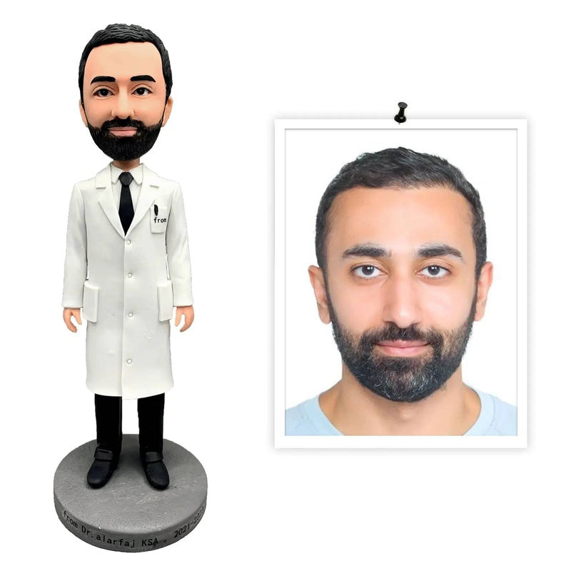 Diy Full Custom Bobblehead Doctor,Personalized Doctor Gifts Based on Your Photos,3D Figurine Maker Sculpture Dolls Gift