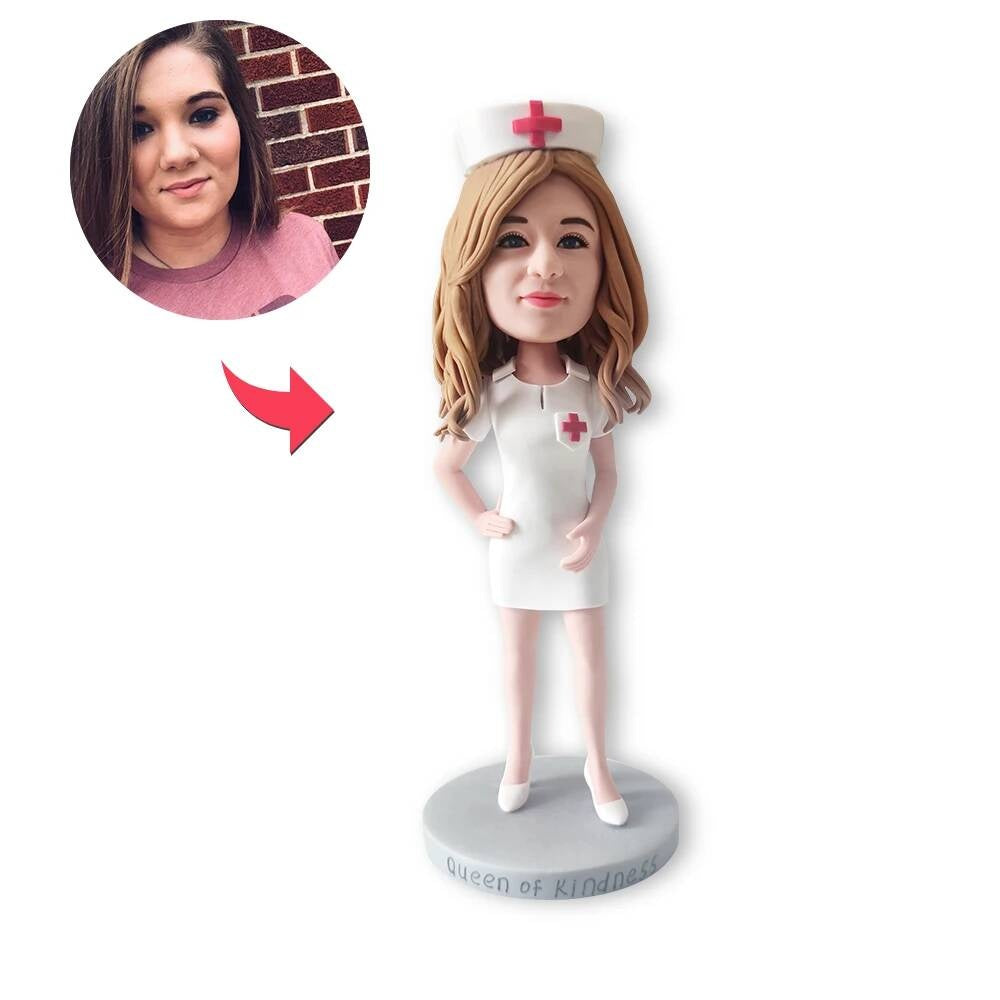 Diy Bobbleheads Doctor Nurse Toy Statue Doll Custom Made Traditional Artwork Personalise Design For Boy Friend Girlfriend Gift Gift