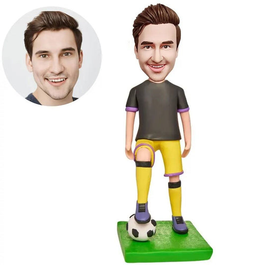 Diy Custom Bobbleheads Figurine Customized Doll - Running Soccer Sports Handmade Gifts for Boyfriend Gift