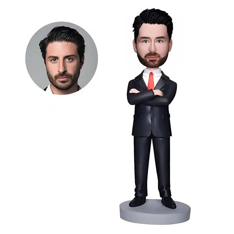 Diy Custom Bobblehead for Man with Suits, Personalized Figures,Birthday Gift Gift